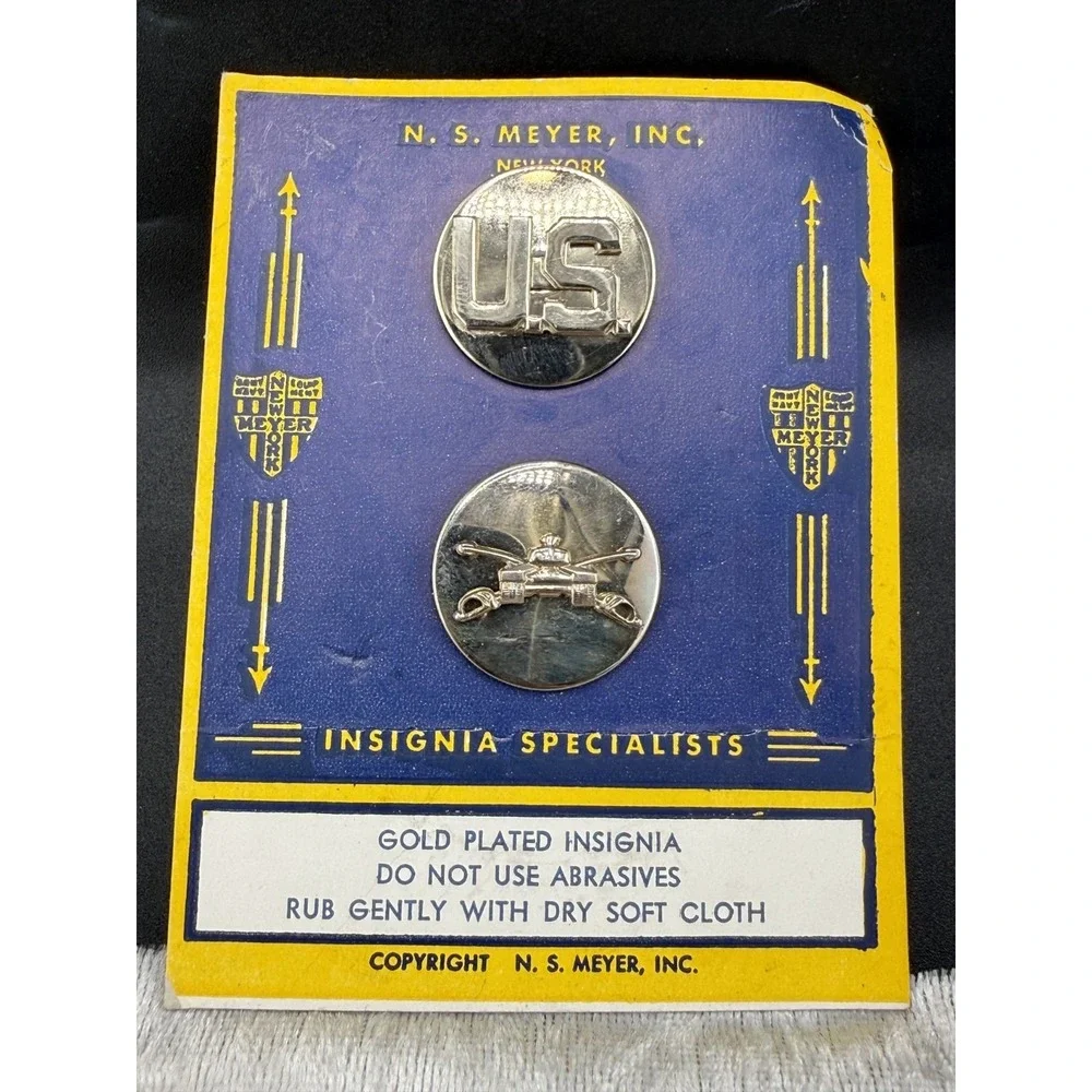 Vintage N.S Meyer Inc.‎ Pin US Military Specialist Insignia Silver Tone